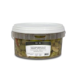 GREEN PITTED OLIVES