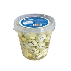 GOATS CHEESE PEARLS / BOILIE  OIL AND HERB