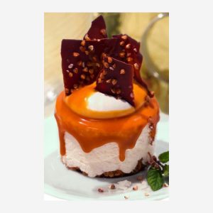 SALTED CARAMEL ICE CREAM CHEESECAKE