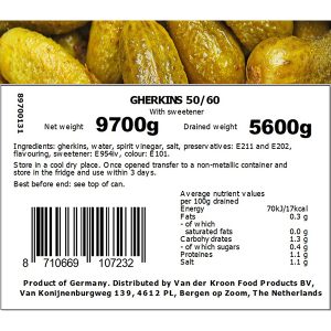 PICKLED GHERKINS