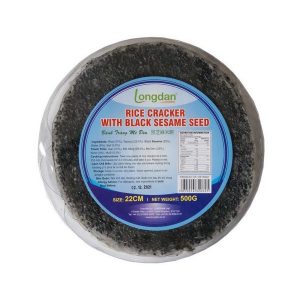 RICE CRACKERS WITH BLACK SESAME SEED