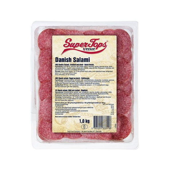 DANISH SALAMI CQS Continental Quattro Stagioni Italian Food